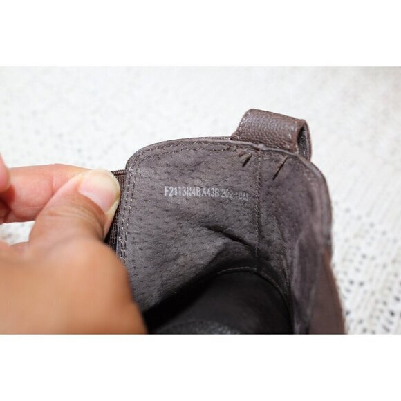 John Varvatos Chelsea Brown Leather Men Ankle boots Size 10M Made in US slip on - Picture 7 of 10